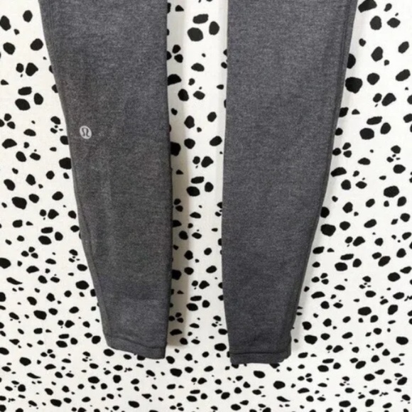 Lululemon Women’s Speed Up Tight Leggings 28” Size 4 In Heathered Black W5AT0S - Picture 5 of 8